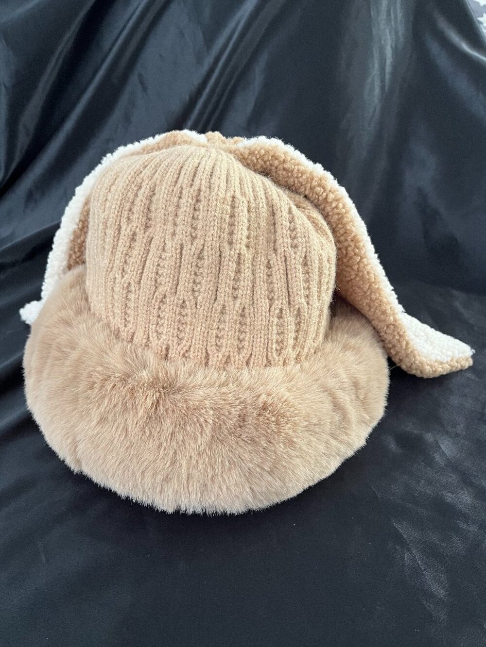 Dolls Kill Fawn Curious Creature Furry Bunny Hat One Size light Brown NWT tan